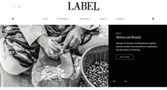 Desktop Screenshot of labelmagazine.com.au