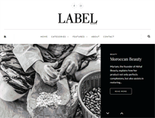 Tablet Screenshot of labelmagazine.com.au